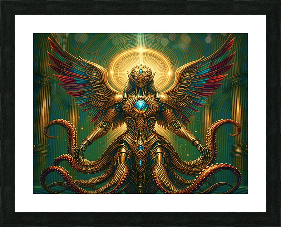 Seraphic Leviathan Picture Frame print