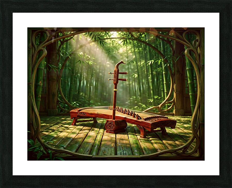 Bamboo Flow Picture Frame print