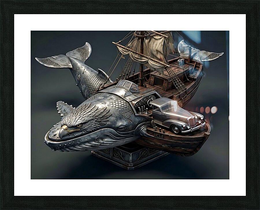 Aether Hull Picture Frame print