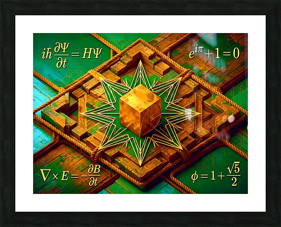 Infinite Grain Picture Frame print
