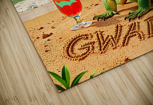 Caribbean Iguana Frantz Cialec puzzle