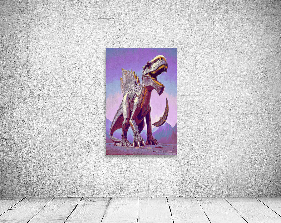 Futuristic Dragon Wall Preview
