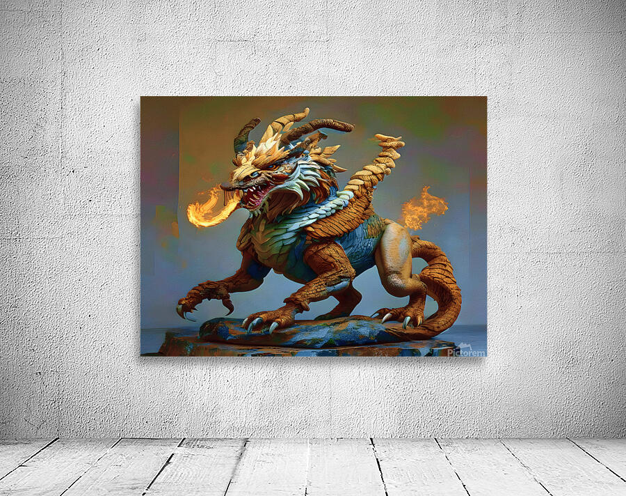Fiery Dragon Wall Preview