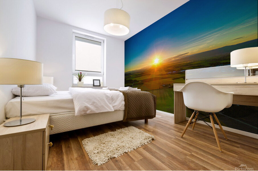 sunset Mural print