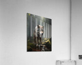 Realistic Wildlife Encounter Photography Acrylic Print