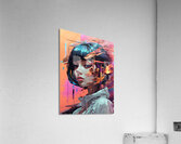 Glitch Aesthetics Dynamic art Acrylic Print