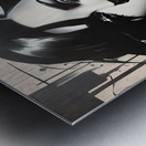 Graffiti Noir Creative art Metal print