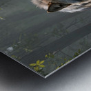 Realistic Wildlife Encounter Photography Metal print