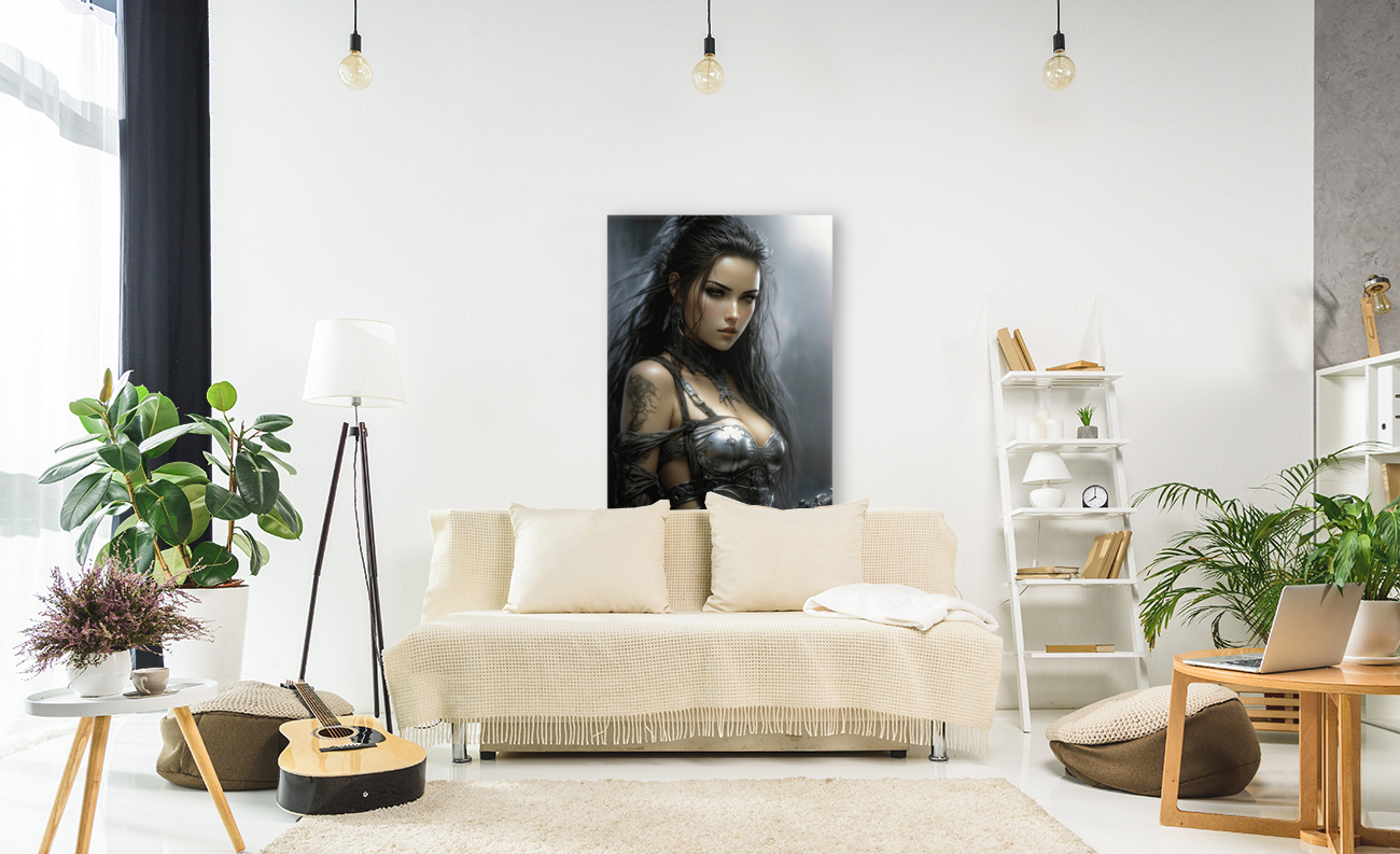 Ultra-Realistic Fantasy Female Warrior Reproduction