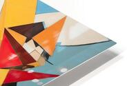 Geometric Deconstruction Dynamic art HD Metal print