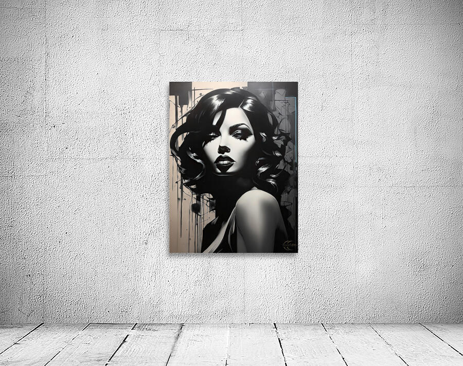 Graffiti Noir Creative art Wall Preview