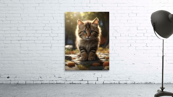 Cats Curious Exploration Environment Wall Preview