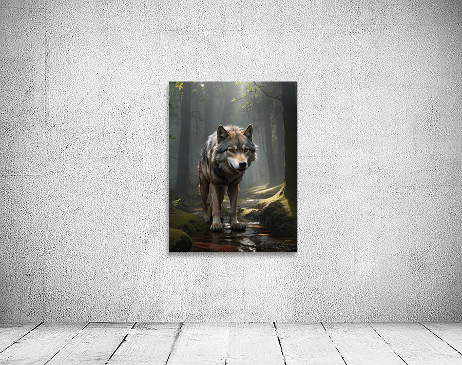 Realistic Wildlife Encounter Photography Wall Preview