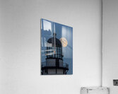Montauk Light Lamproom Moonrise 1 Acrylic Print