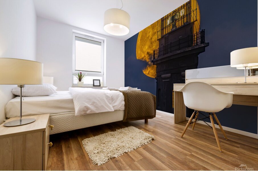 Lamproom Moonrise Mural print