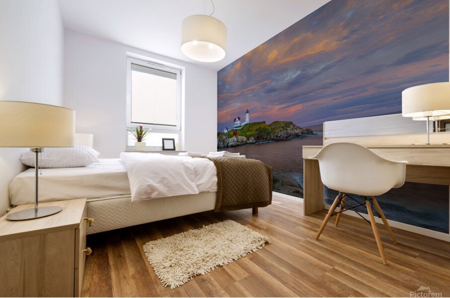 Nubble Light Afterglow Mural print