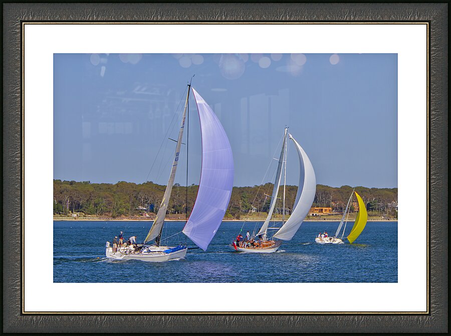 Big Boat Small Boat Picture Frame print