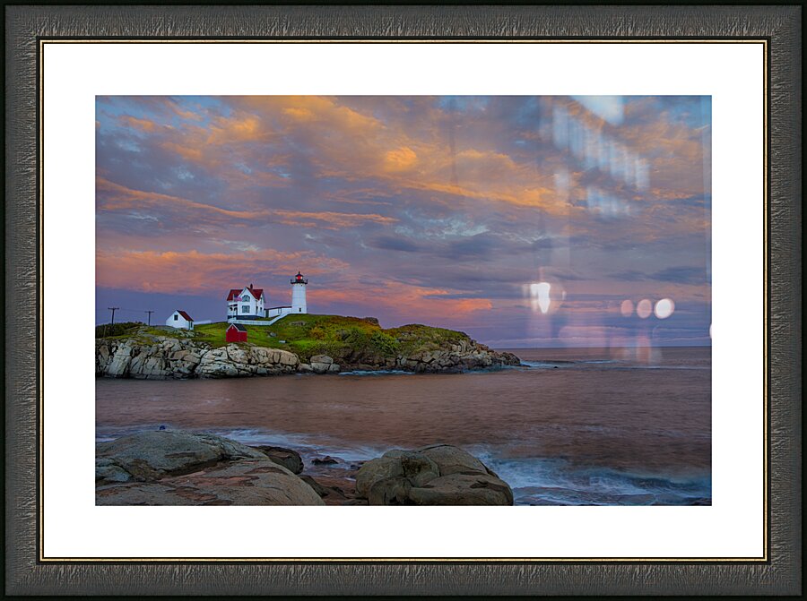 Nubble Light Afterglow Picture Frame print