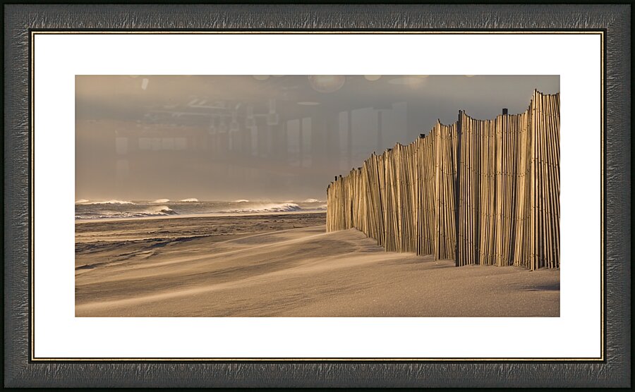 Our Barrier Beach Picture Frame print