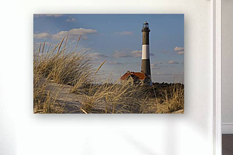 Fire Island Light from the Dunes by RJLaBellaPhotos