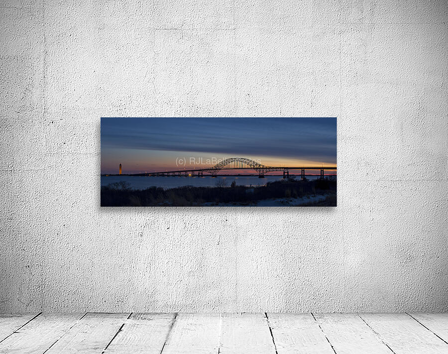 Fire Island Inlet Bridge Sunset Wall Preview