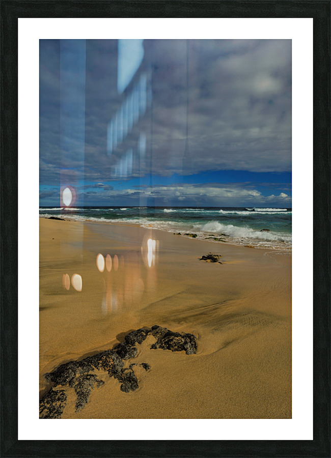 Tropical Shoreline Picture Frame print