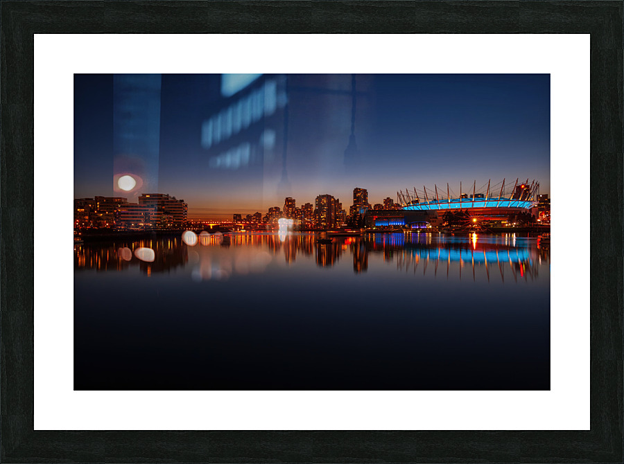 False Creek Vancouver Picture Frame print