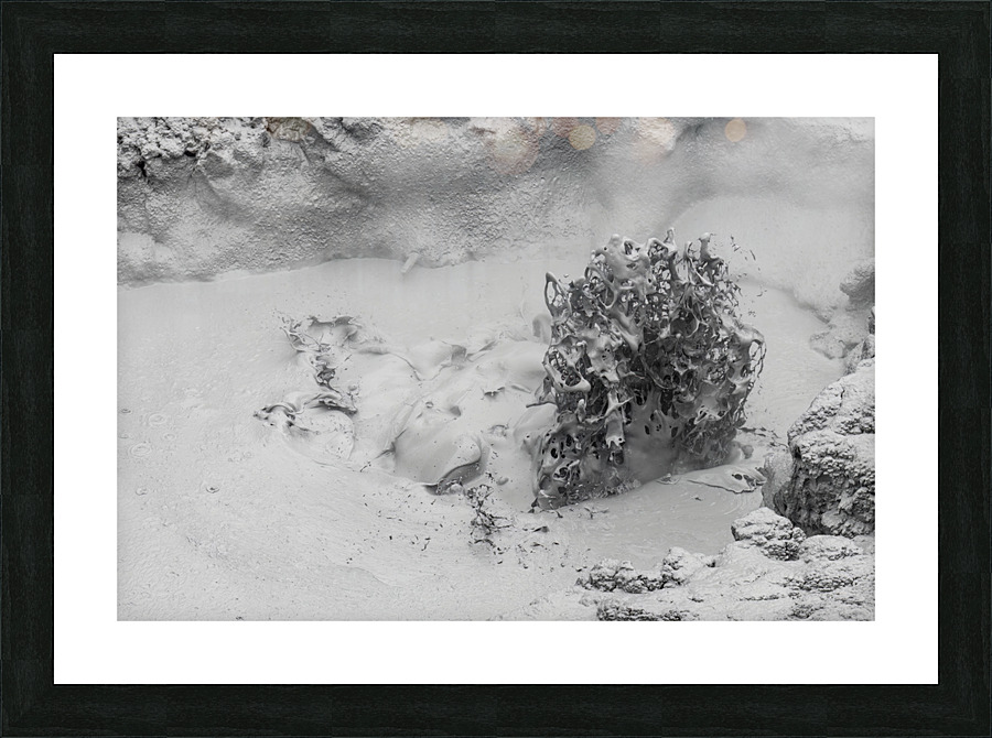 Thermal Mud Eruption Picture Frame print
