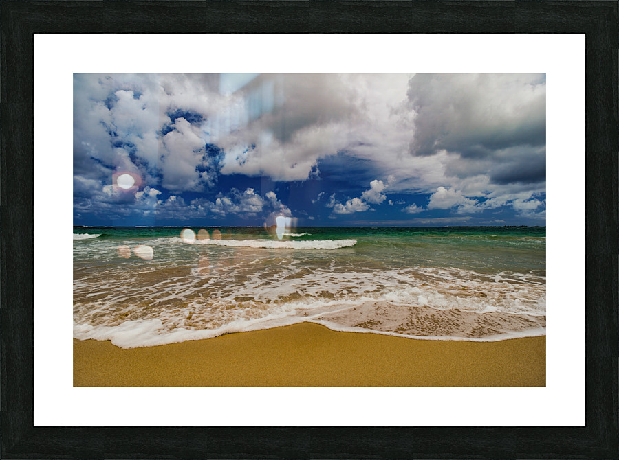 Tropical Shoreline Picture Frame print
