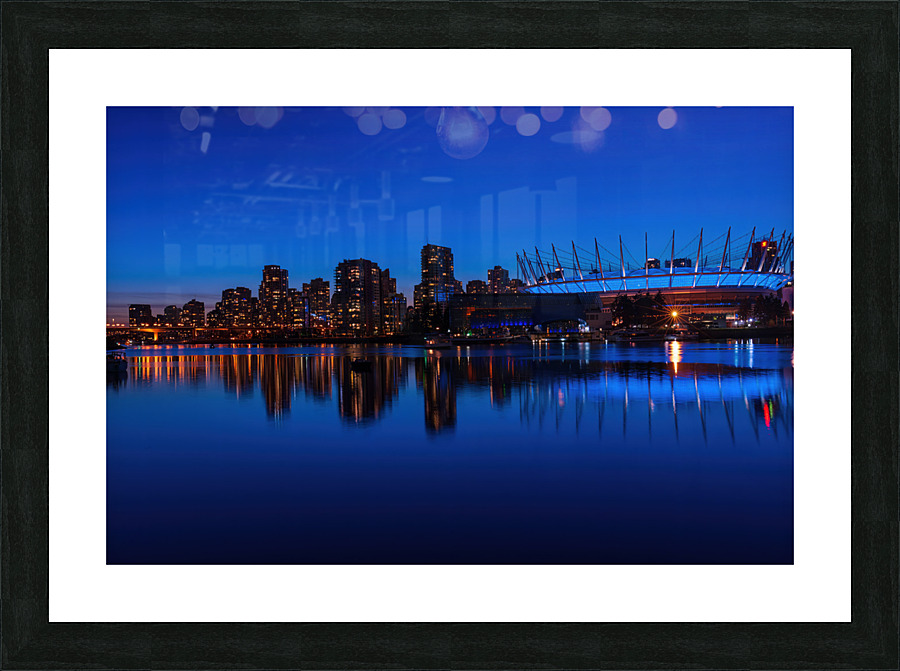 False Creek Vancouver Picture Frame print
