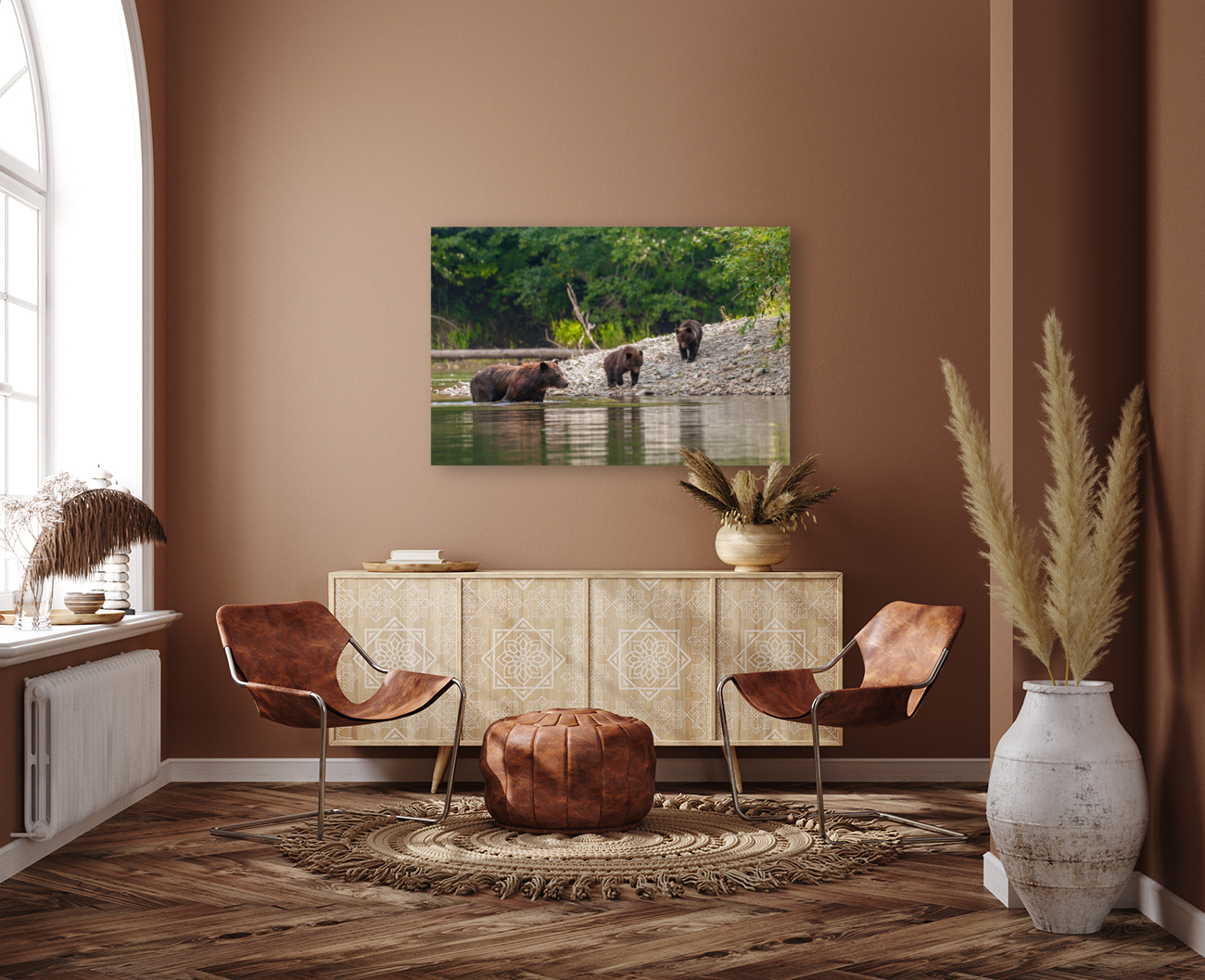 Grizzly Sow with Cubs Reproduction