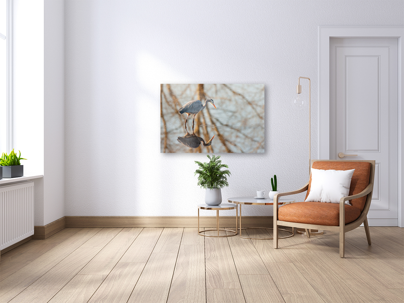 Great Blue Heron Reproduction