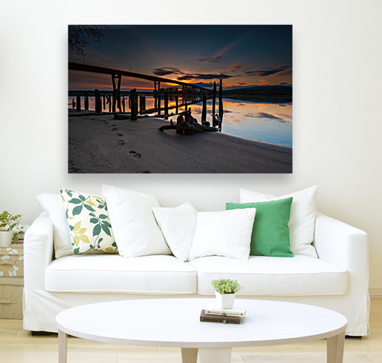 Sunset Bridge Reproduction