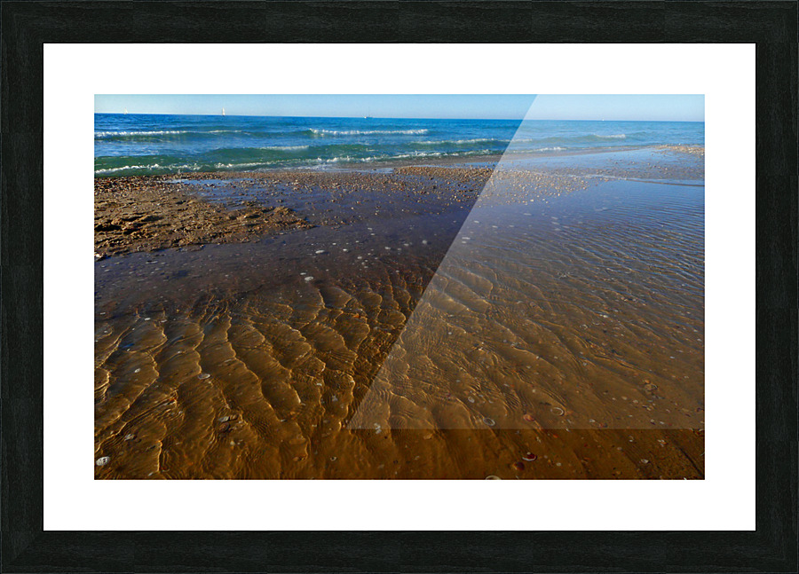 Low tide Picture Frame print