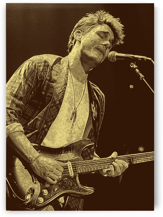 John Mayer Vintage Photo Art 8 by RANGGA OZI