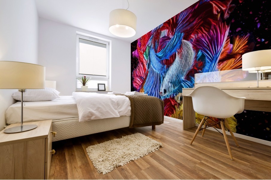 Betta Fish Lover 27 Mural print