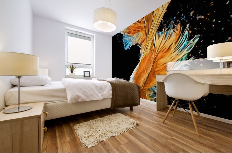 Betta Fish Lover 21 Mural print
