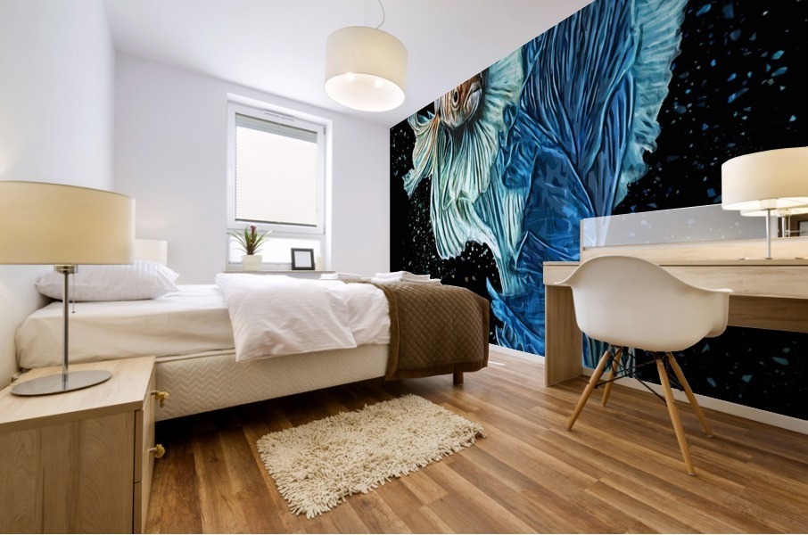 Betta Fish Lover 20 Mural print