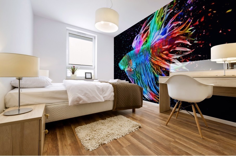 Betta Fish Lover 18 Mural print