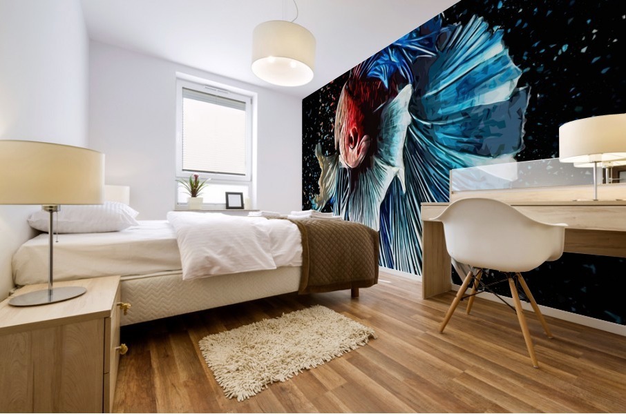 Betta Fish Lover 15 Mural print