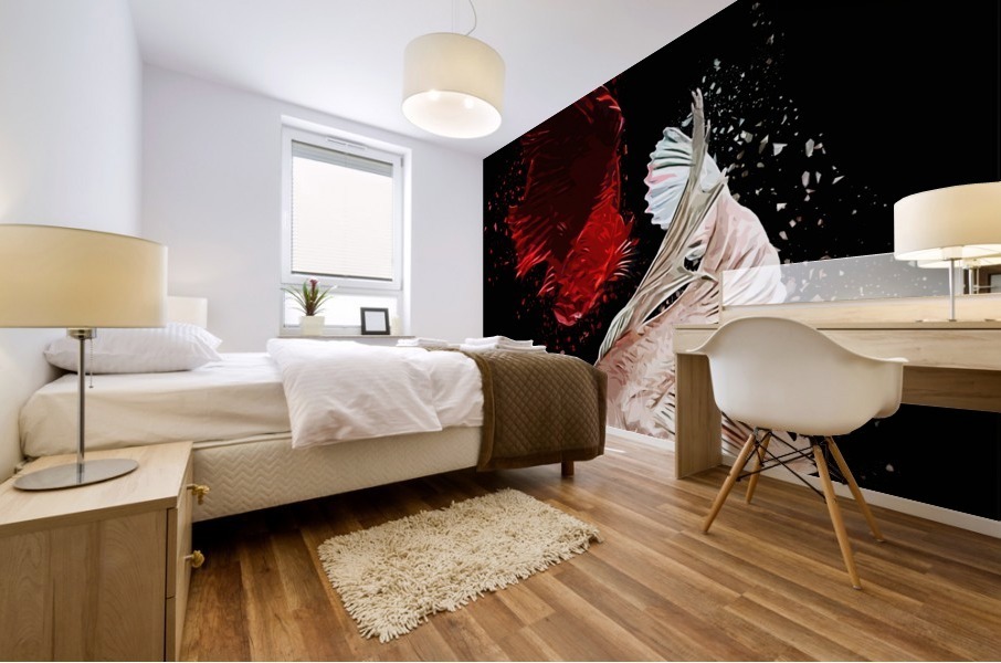 Betta Fish Lover 12 Mural print