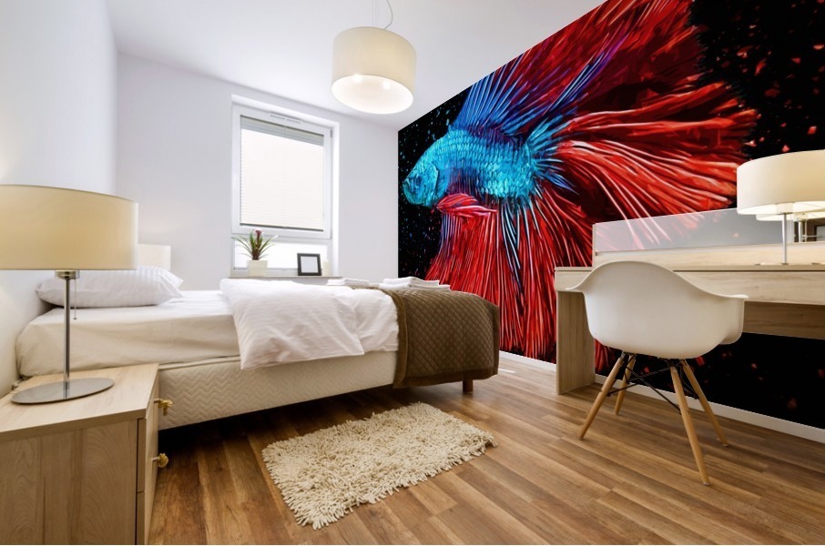Betta Fish Lover 9 Mural print