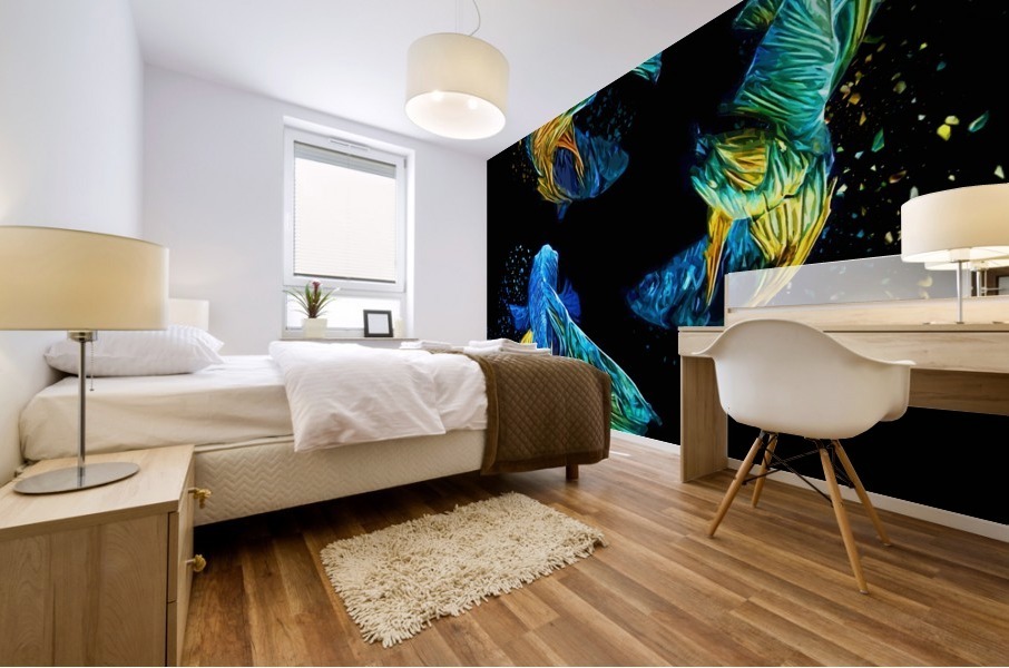 Betta Fish Lover 7 Mural print
