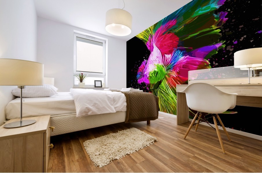 Betta Fish Lover 6 Mural print