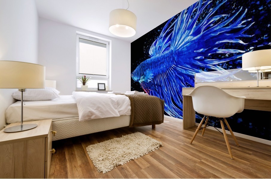 Betta Fish Lover 1 Mural print