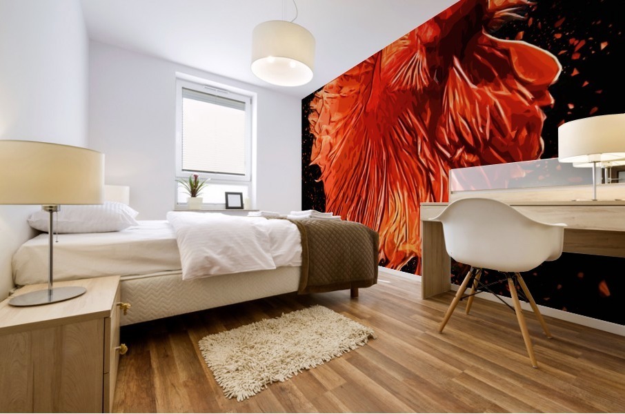 Betta Fish Lover  Mural print
