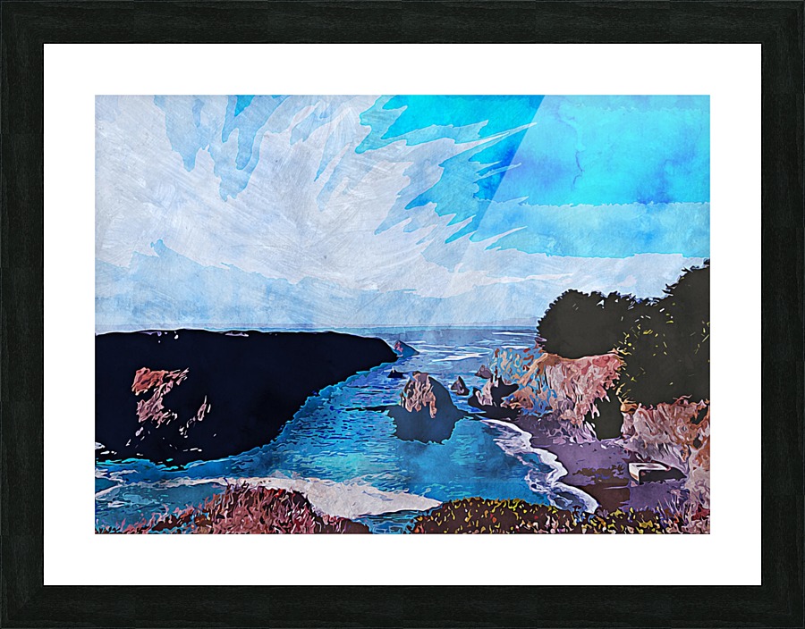 Nature Landscape 9 Picture Frame print