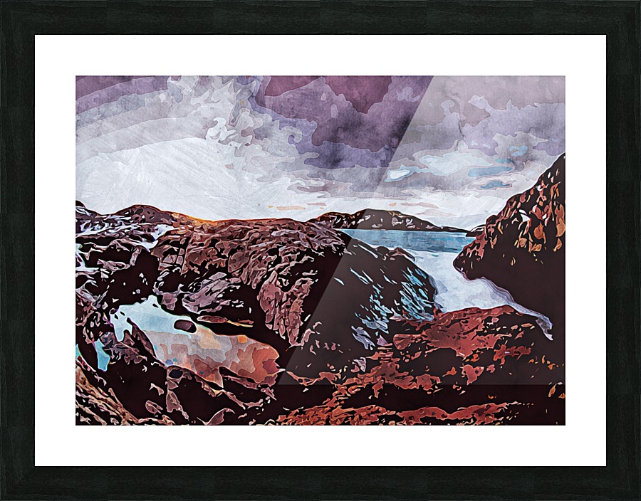 Nature Landscape 7 Picture Frame print