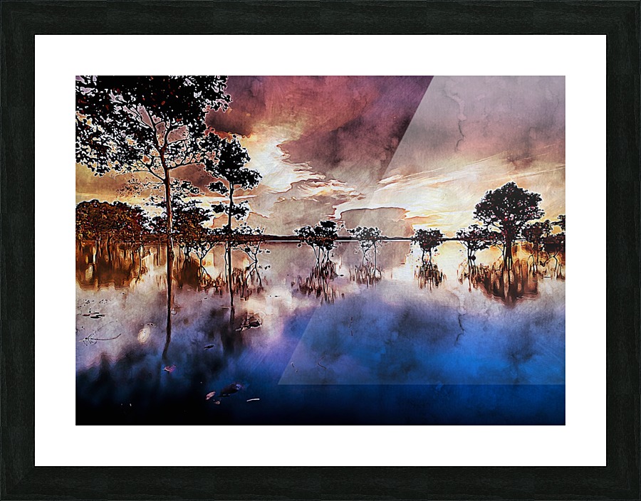 Nature Landscape 6 Picture Frame print
