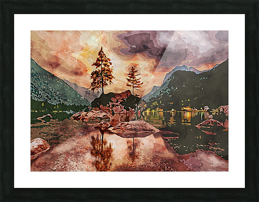 Nature Landscape 5 Picture Frame print